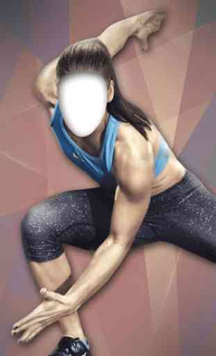Fille fitness photomontage 2