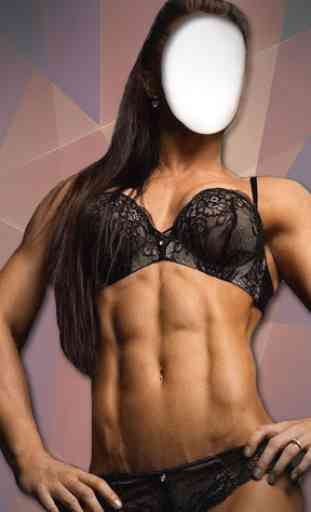 Fille fitness photomontage 4
