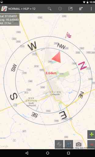 GeoCompass GPS Map Compass 4