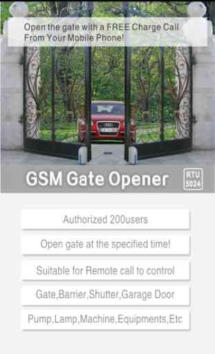 GSM Gate Opener RTU5024 1
