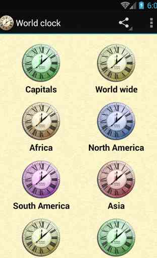 Horloge mondiale 1