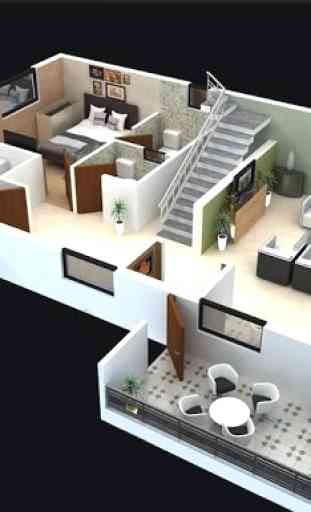 Maison 3D étage 1