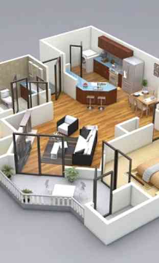 Maison 3D étage 4