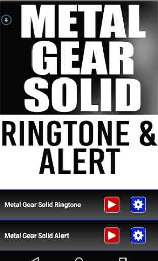 Metal Gear Solid Ringtone 1