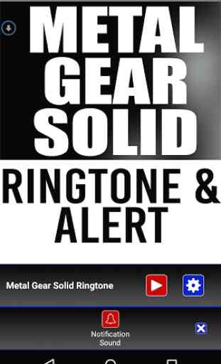 Metal Gear Solid Ringtone 3