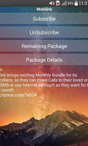 Mobilink Packages 3