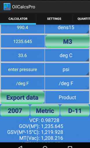 Oil Calculator Pro 1