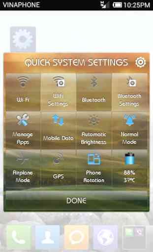 Quick Settings Application 2