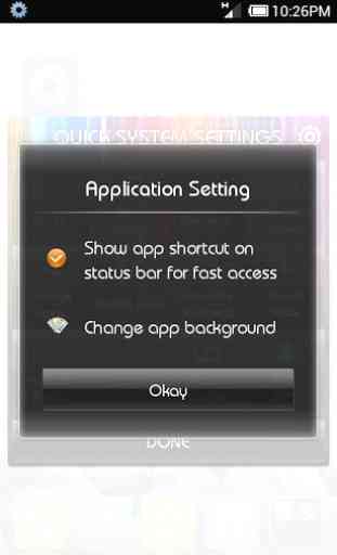 Quick Settings Application 4