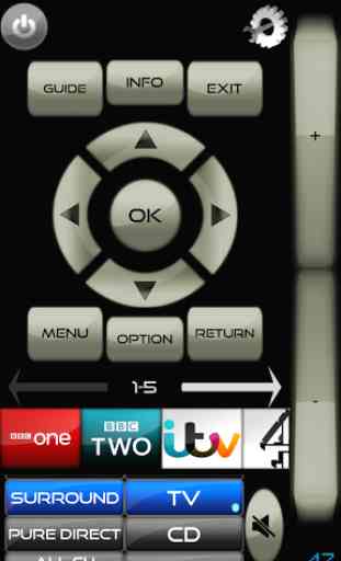 Remote for Panasonic TV+BD+AVR 1
