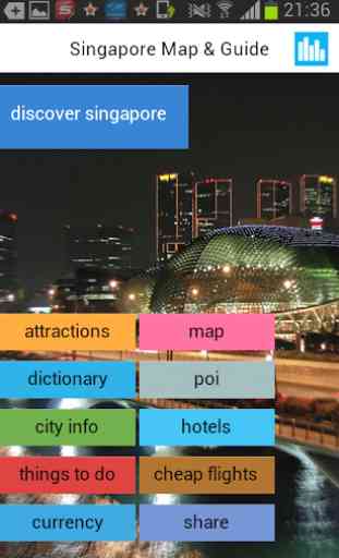 Singapour Offline Carte, Guide 1