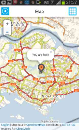 Singapour Offline Carte, Guide 2
