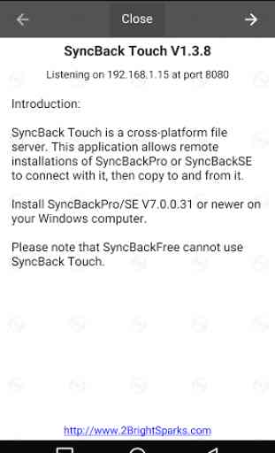 SyncBack Touch 4