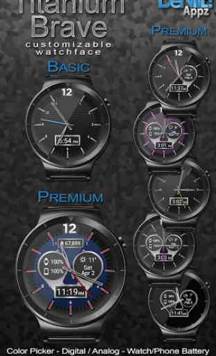 Titanium Brave HD Watch Face 1