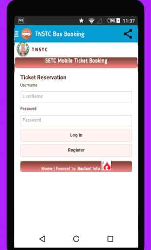 TNSTC Online Ticket Booking 2