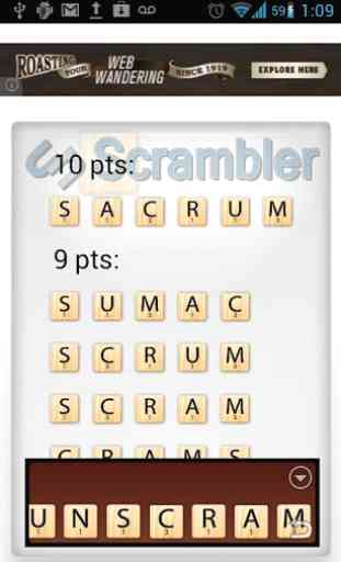 unScrambler! for word games 3