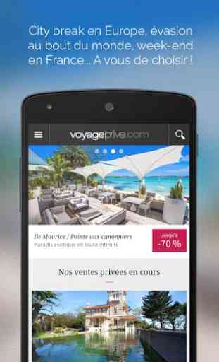 Voyage Privé - Hotels à -70% 1