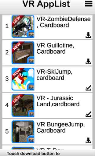 VR App List, CardBoard 2
