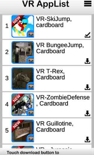 VR App List, CardBoard 3