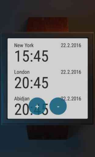 World Time for Android Wear 3