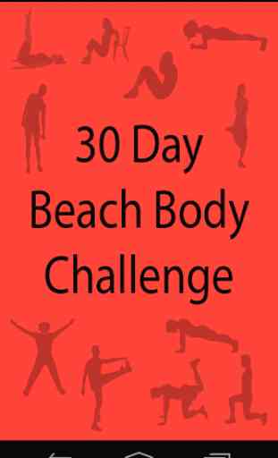 30 Day Beach Body Challenge 1