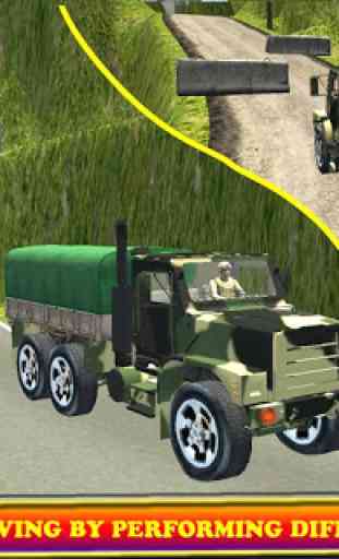 armée camion jeu de pilote 3D 2