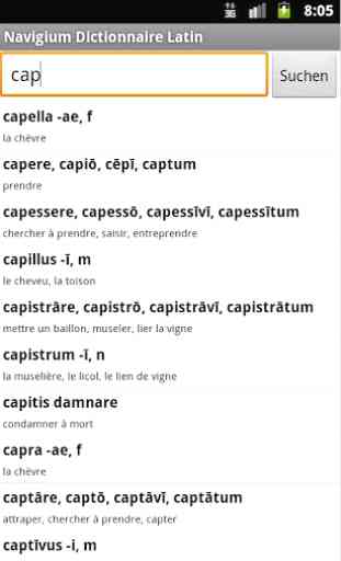 Dictionnaire Latin 1