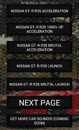 Engine sound of Nissan GTR R35 1