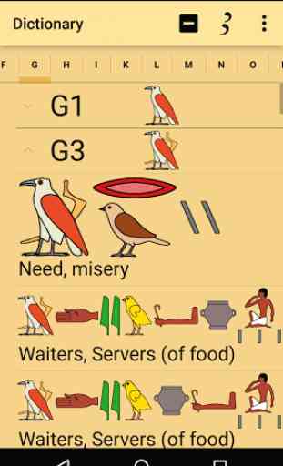 English/Hieroglyph Dictionary 1