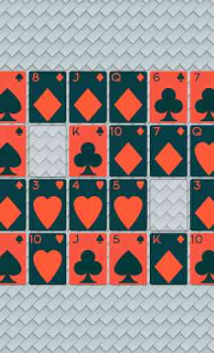 Gaps solitaire Dark cards 2
