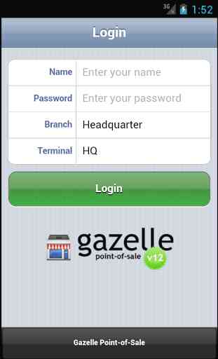 Gazelle POS for Android Phone 1