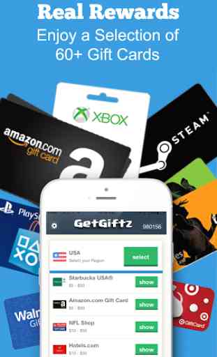 GetGiftz - Free Gift Cards 2