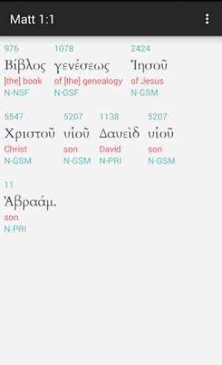 Greek Interlinear Bible 1