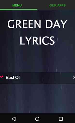 Green Day Best Lyrics 1