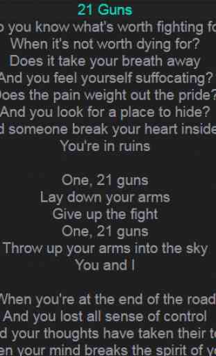 Green Day Top Lyrics 4