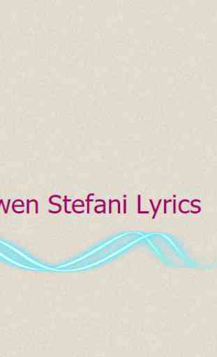 Gwen Stefani Lyrics 1