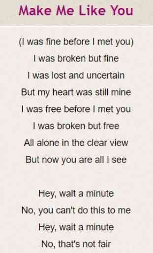 Gwen Stefani Lyrics 4