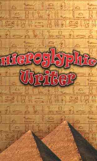 Hieroglyphic Writer 1