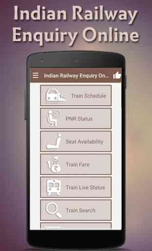 Indian Railway Enquiry Online 2