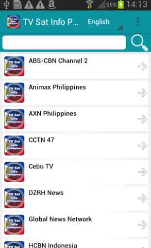 Info TV par sat Philippines 1