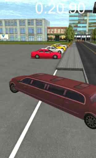 Limousine Ville Parking 3D 2