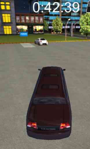 Limousine Ville Parking 3D 4