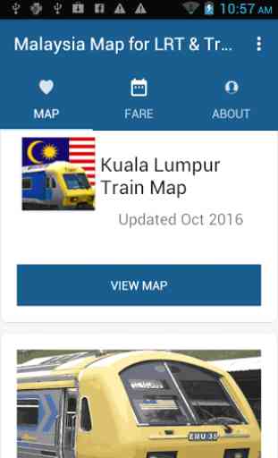 Malaysia Map for LRT & Train 3