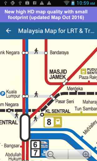 Malaysia Map for LRT & Train 4