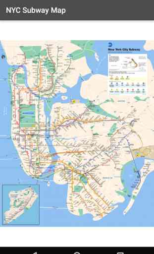 Map of NYC Subway: offline MTA 1
