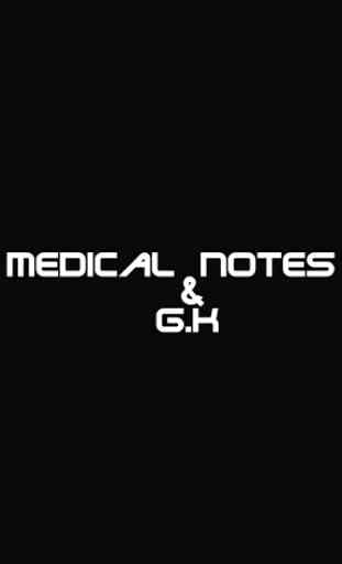 Medical Notes & G.K 1