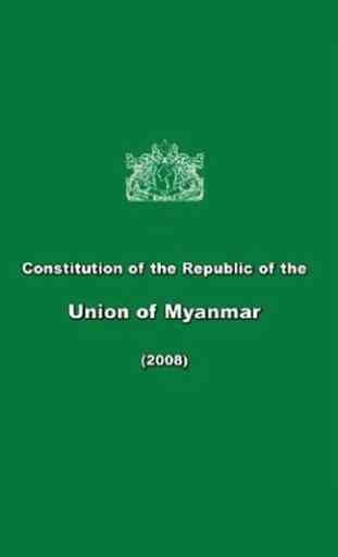 Myanmar Constitution 2008 1