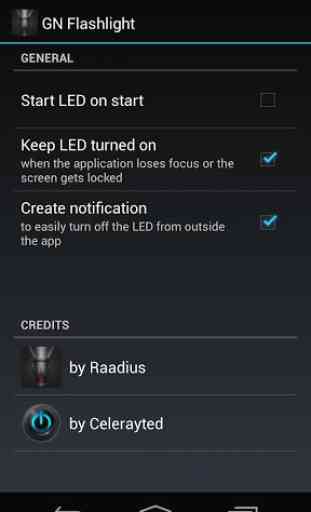 Flanex - Flashlight for Nexus 3