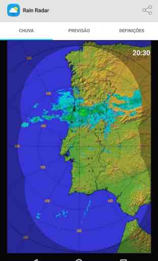 Rain Radar - Portugal 1