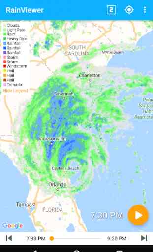 RainViewer: Radar météo Live 1